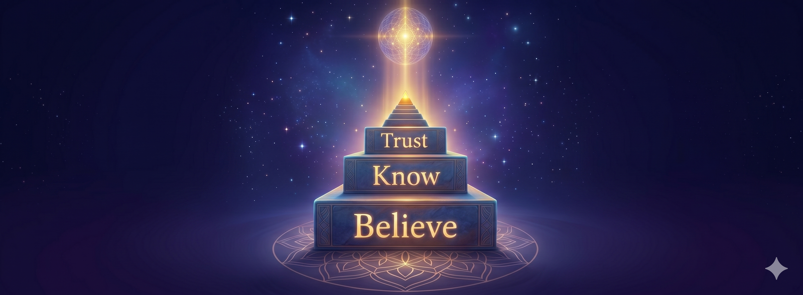 Believe → Know → Trust God
